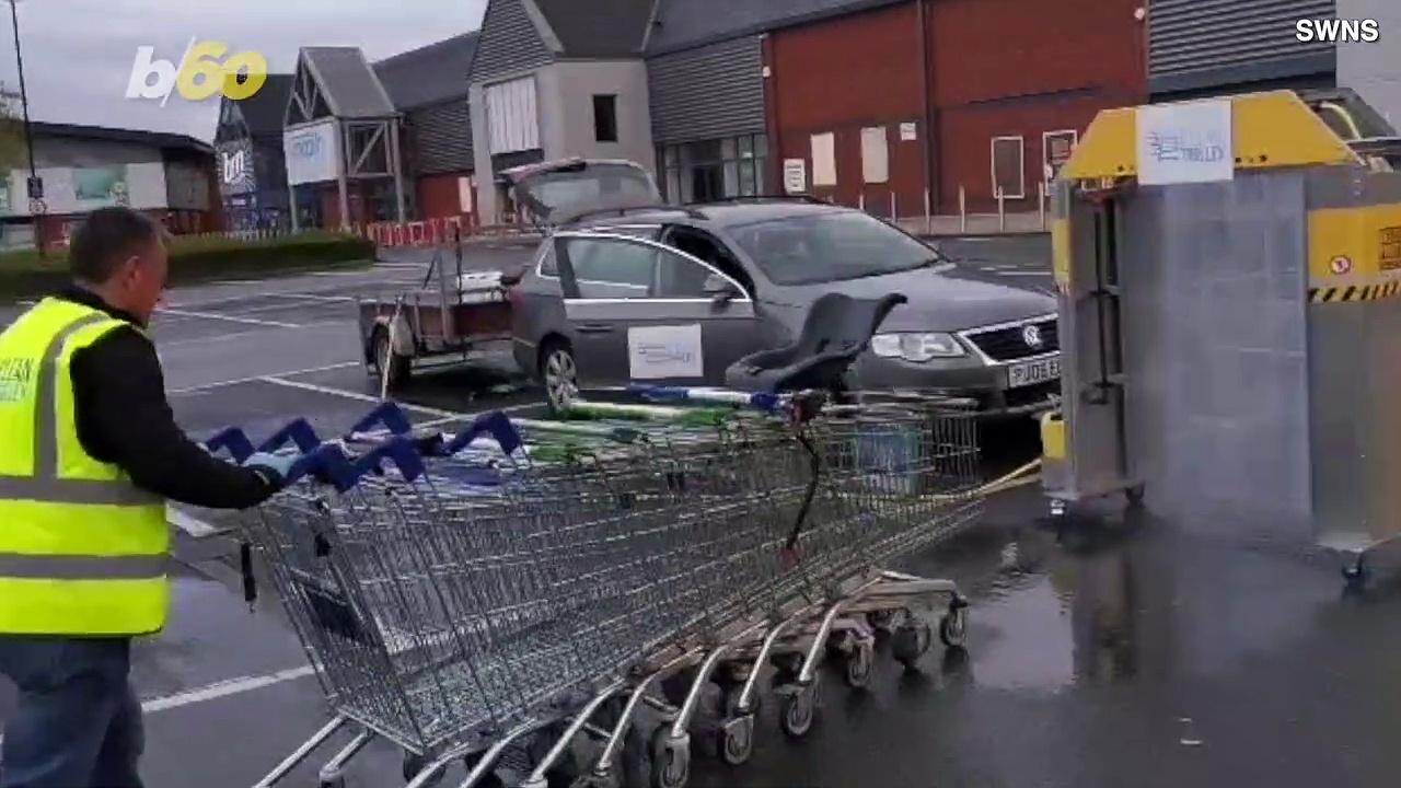Company Creates Cart Clean That Can Sanitize 30 Carts in Under 30 Seconds!