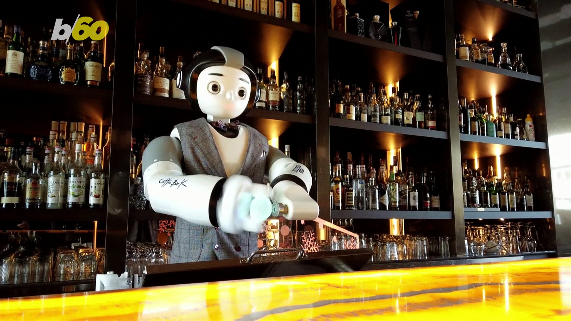 robot bartender cruise ship