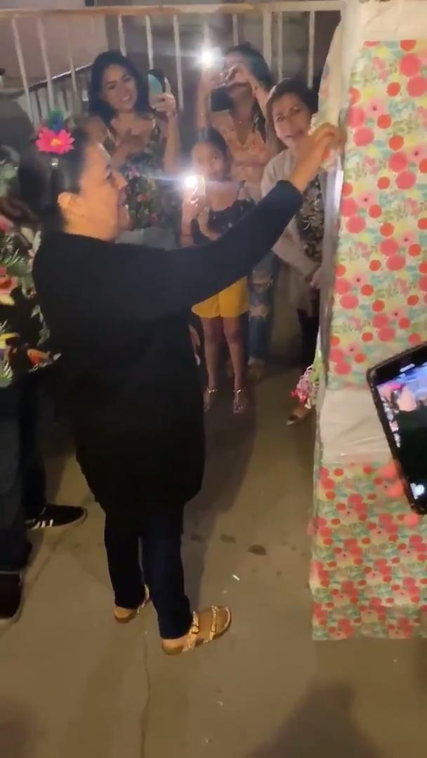 Woman Gets Emotional When She Sees Her Father on Her Birthday