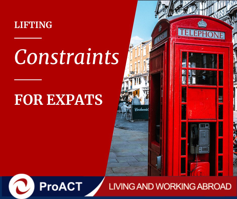 Lifting Constraints for Expats

Post Brexit and after Covid Lockdown. Where are ...